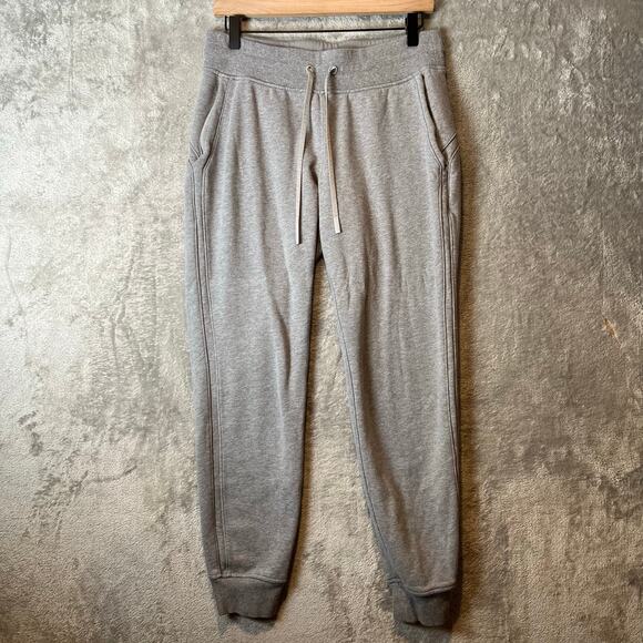 Lululemon Warm Down Jogger‎ II Heathered Core Medium Grey Size 8 Athleisure - Picture 1 of 6